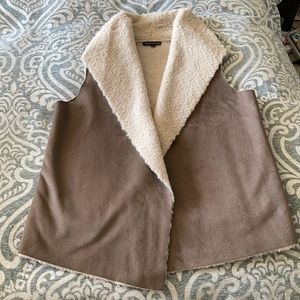 Suede vest